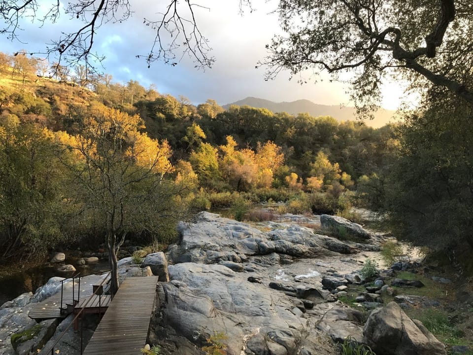 View from front deck in December.