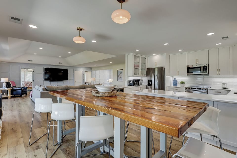 Custom Made Farmhouse Table seats 10