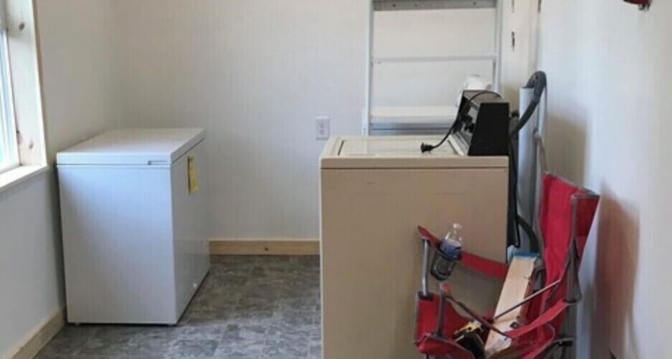 Newly remodeled laundry room
