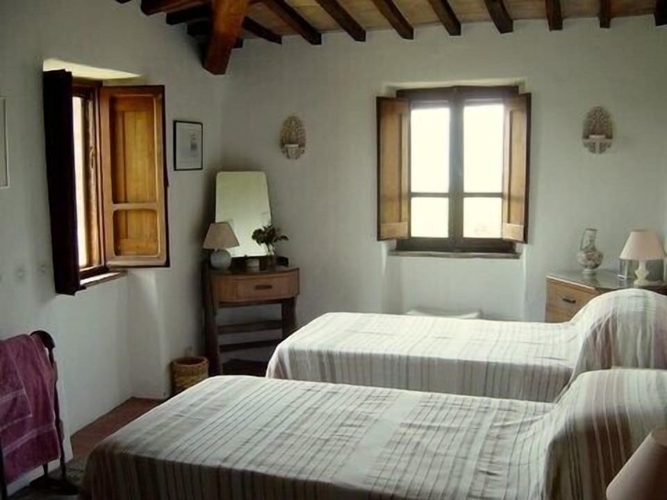 One of the upstairs bedrooms