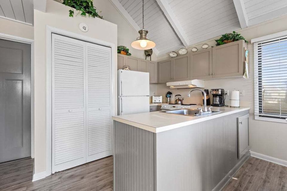 Kitchen is well appointed with everything you will need.to fix those gourmet meals.