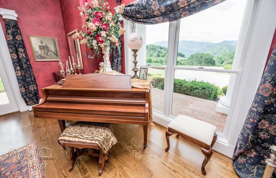 Baby grand piano