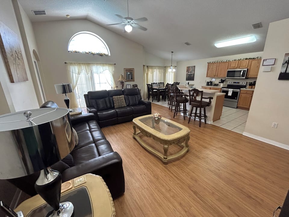 Living Area, Kitchen, Dinning