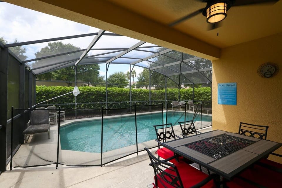 Pool entertainment area