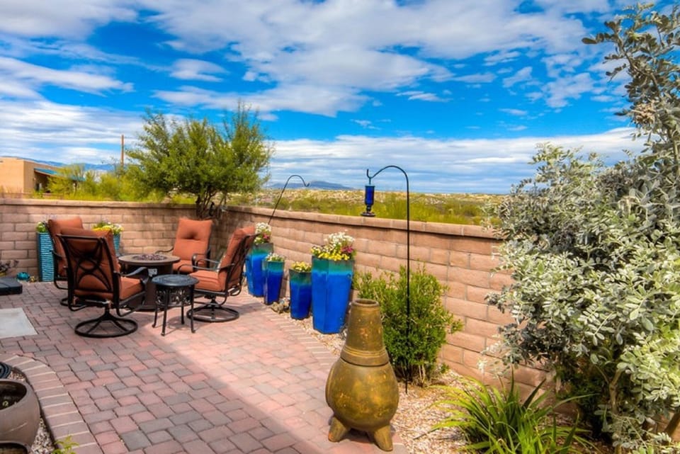 Patio outside of Master Bedroom