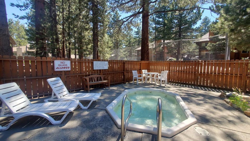 Community Spa - open year round, at end of parking lot near pool, sauna, laundry