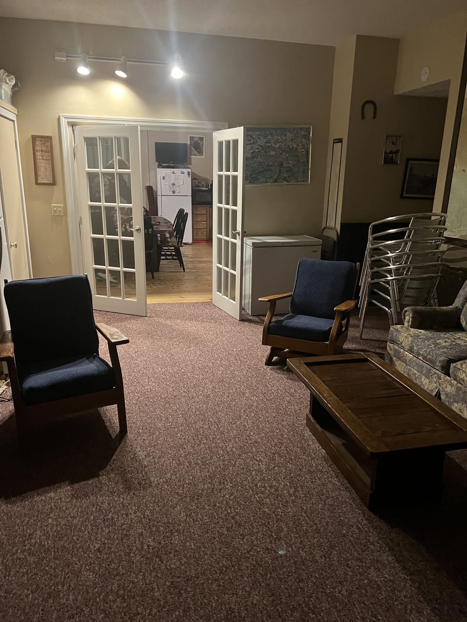 The second living room AKA the Map room
