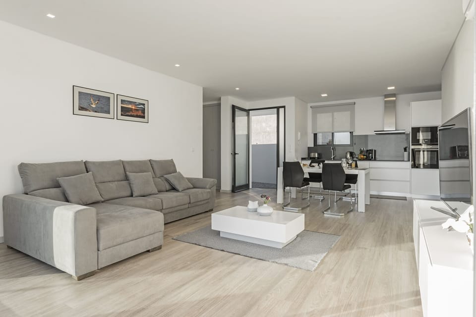 Livingroom and dining area and kitchen