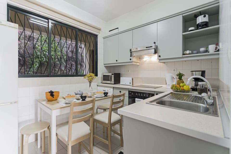 kitchen and dining area