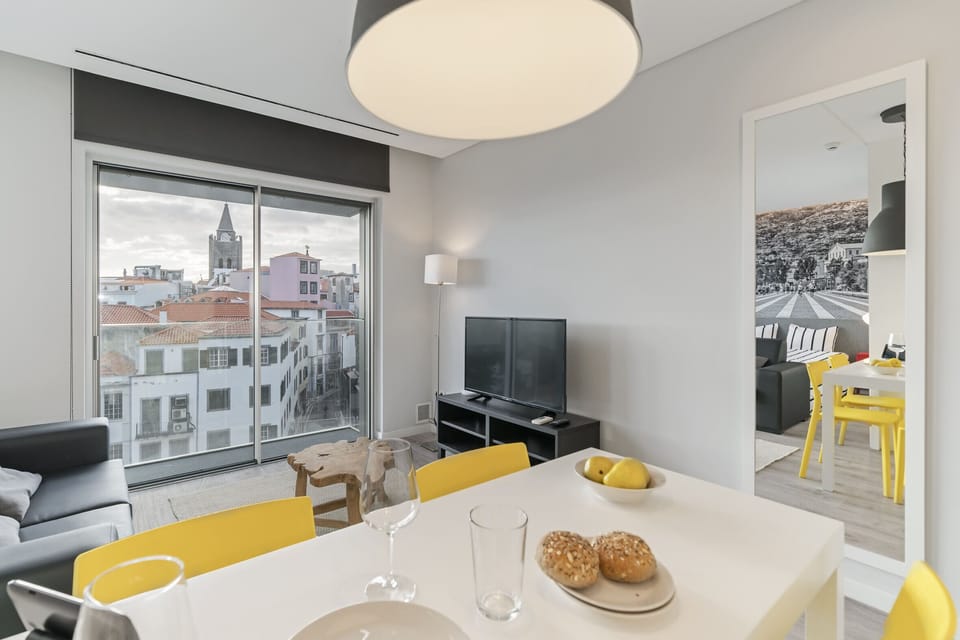 dining area and living room