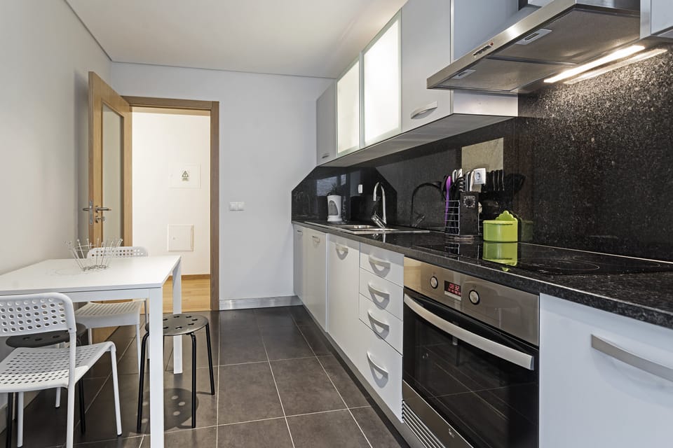 kitchen and dining area