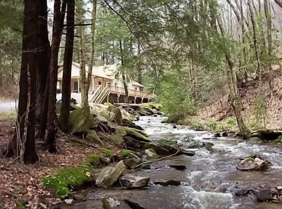 Bear Paw Falls, House from Creek