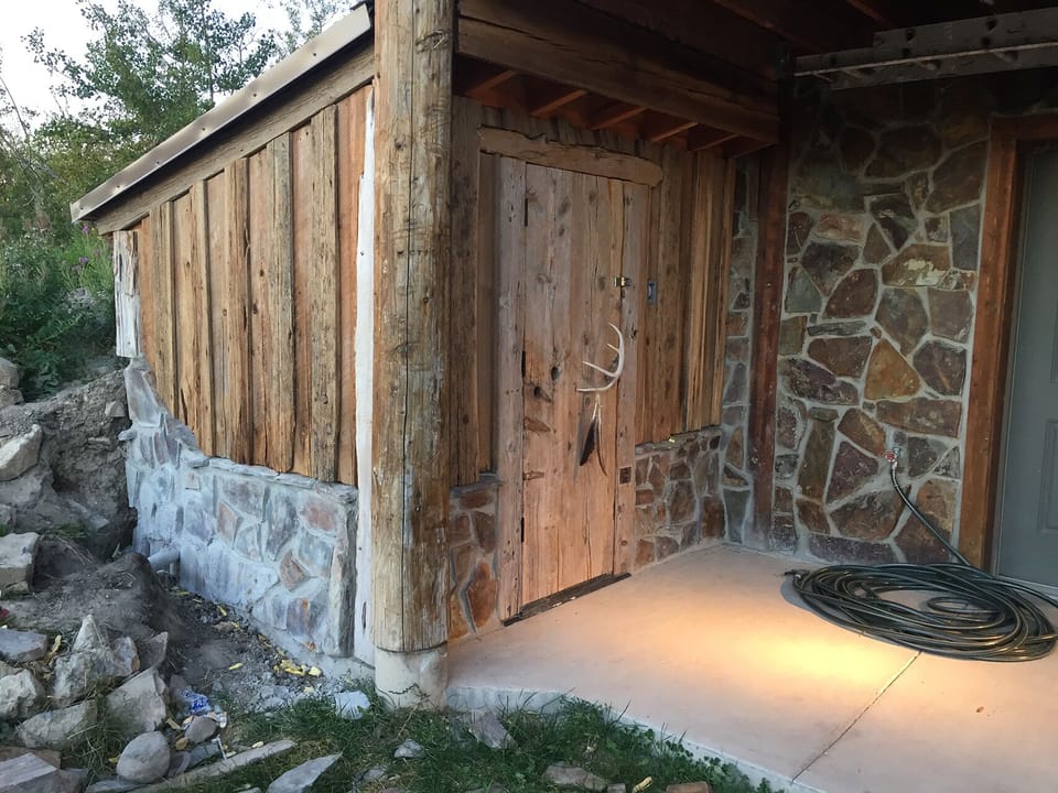 Newly added Sweat Lodge. Electric heat.