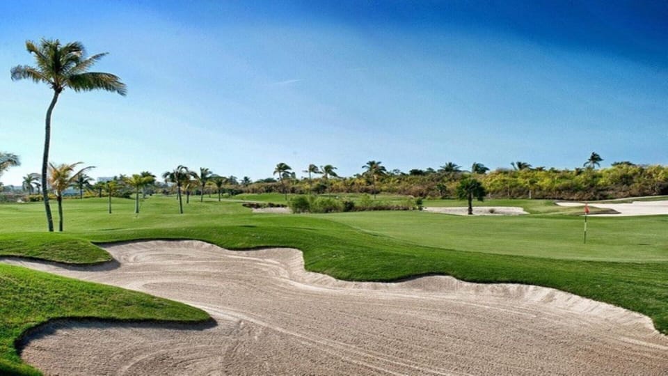 Admire the scenery as you tee off!