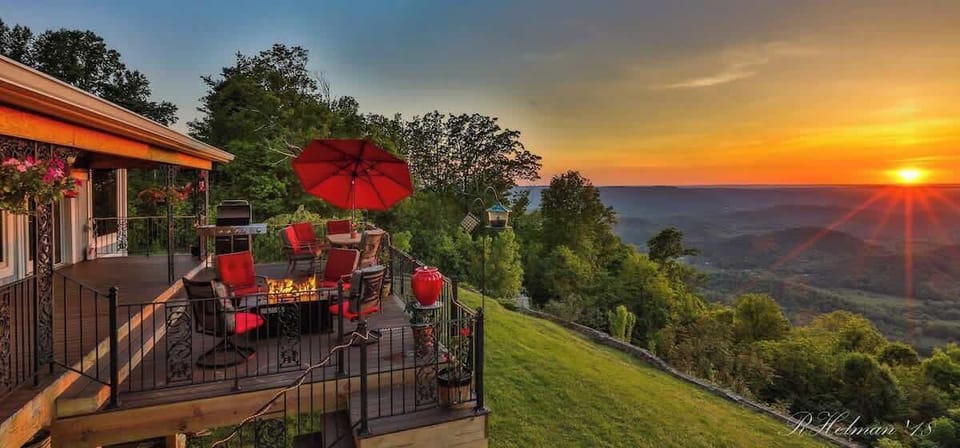 The sunsets are breathtaking !!