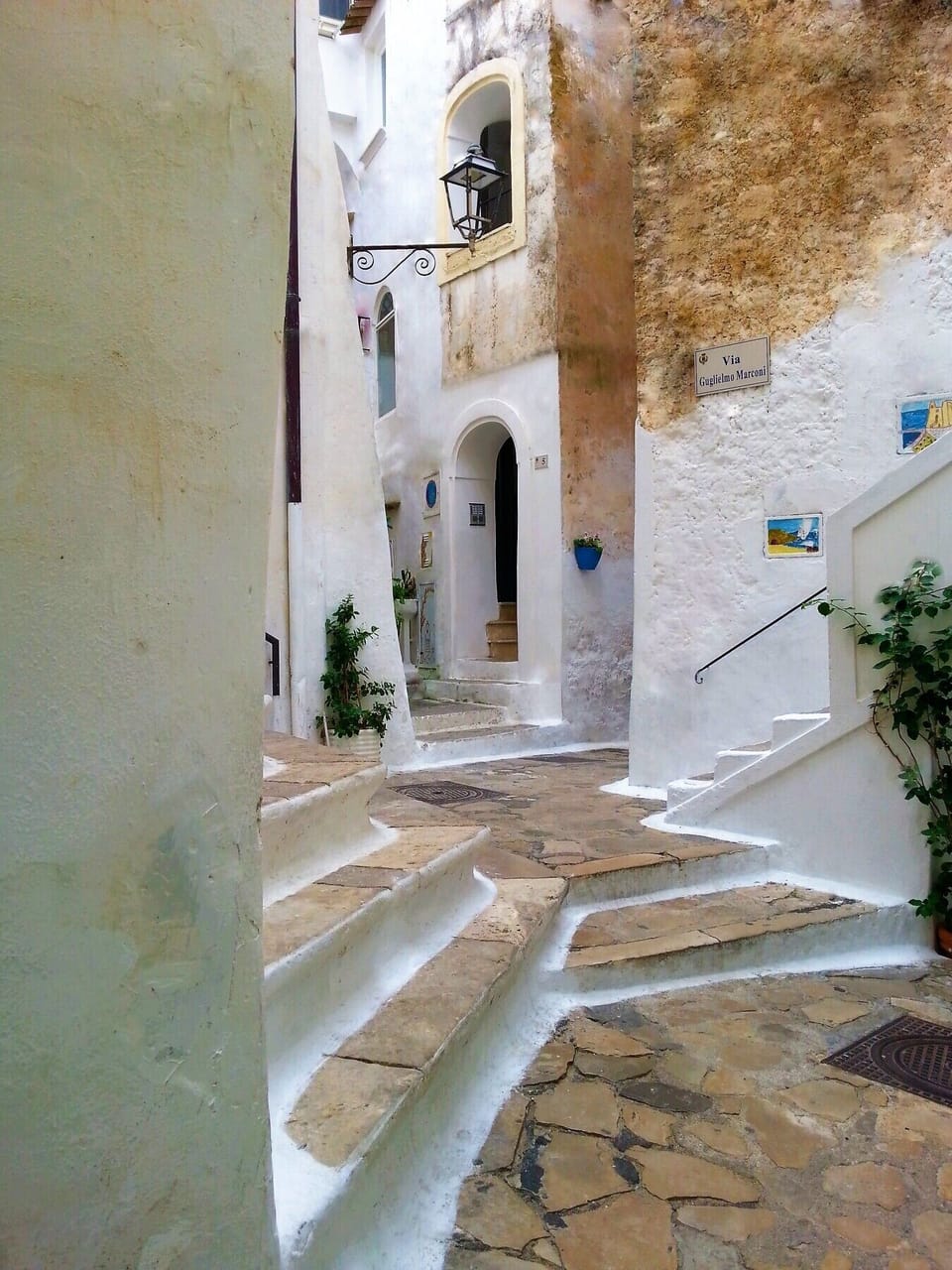 the buildings entrance