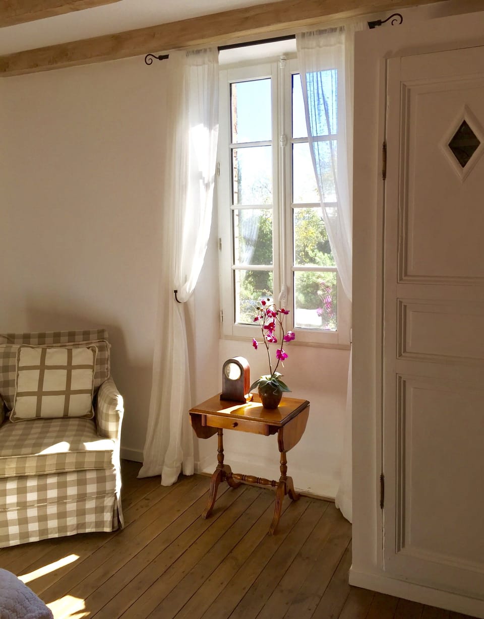 Comfortable reading area