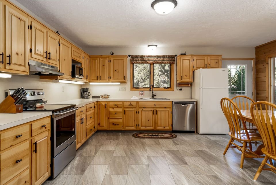 Kitchen and Dining on upper level