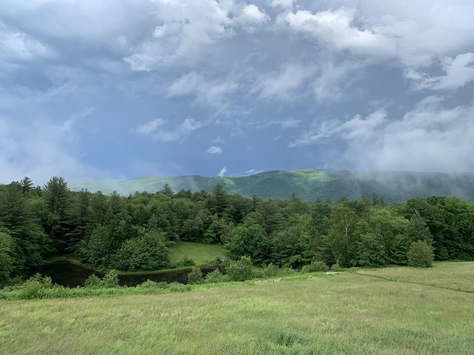 Watch a mountain storm roll in from your private deck! 
