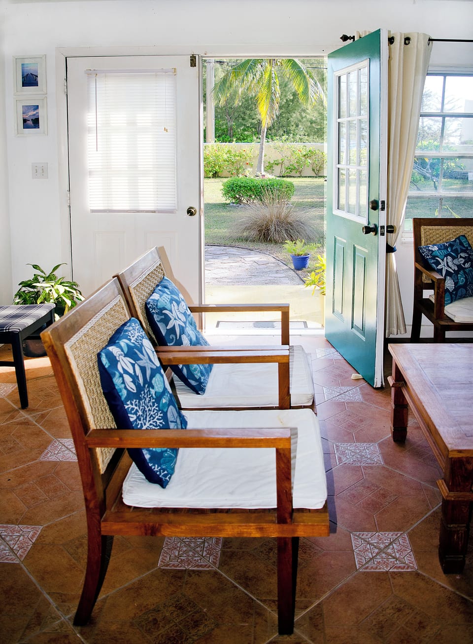 Bedroom 3 opens up right onto the front garden