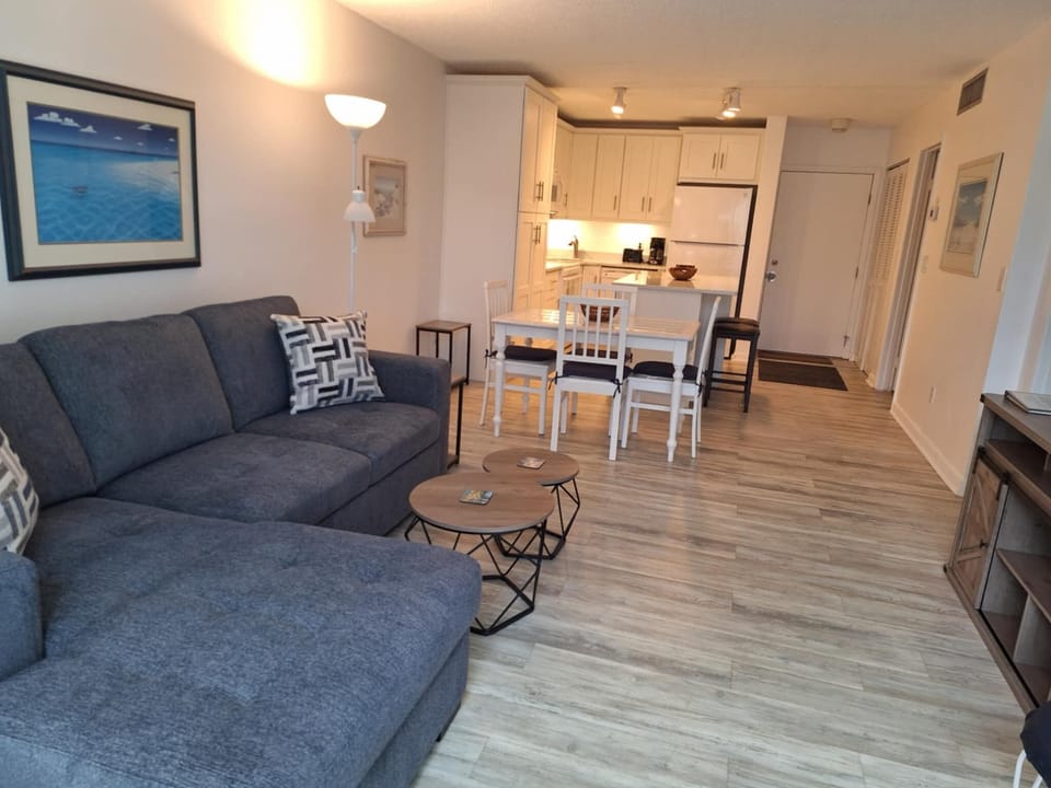 Living Room with Sleeper Sofa Bed