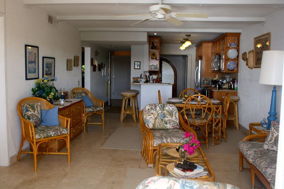 Cozy & spacious open kitchen, living and dining area