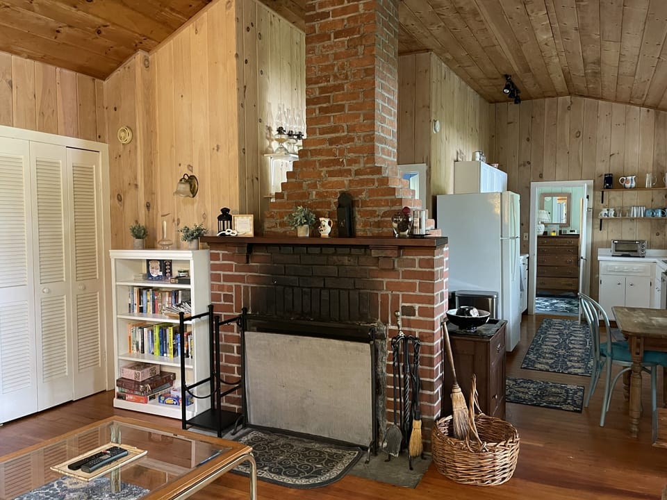 Working fireplace