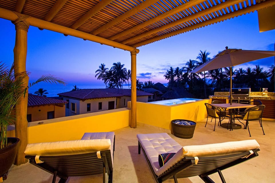 Sunset from the Terrace