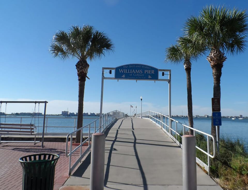Fishing right off Williams Pier
