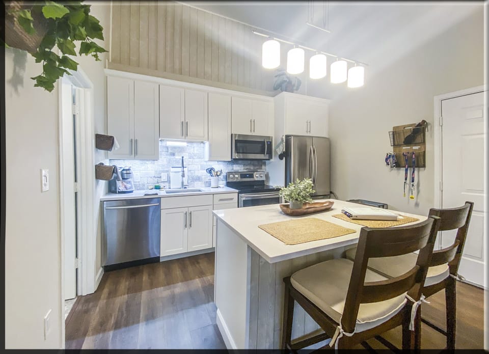 open concept kitchen 