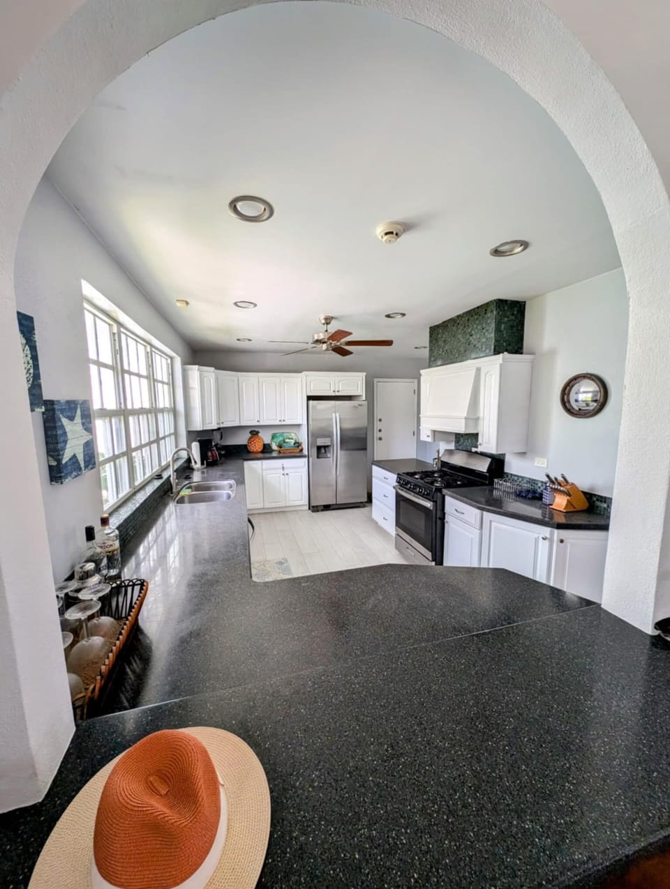 Fully stocked kitchen