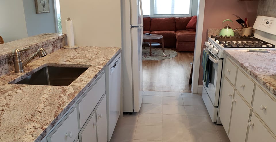 Kitchen to family room