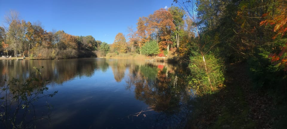 Come and explore the most beautiful fall foliage 
On a secret spot at SH lake.