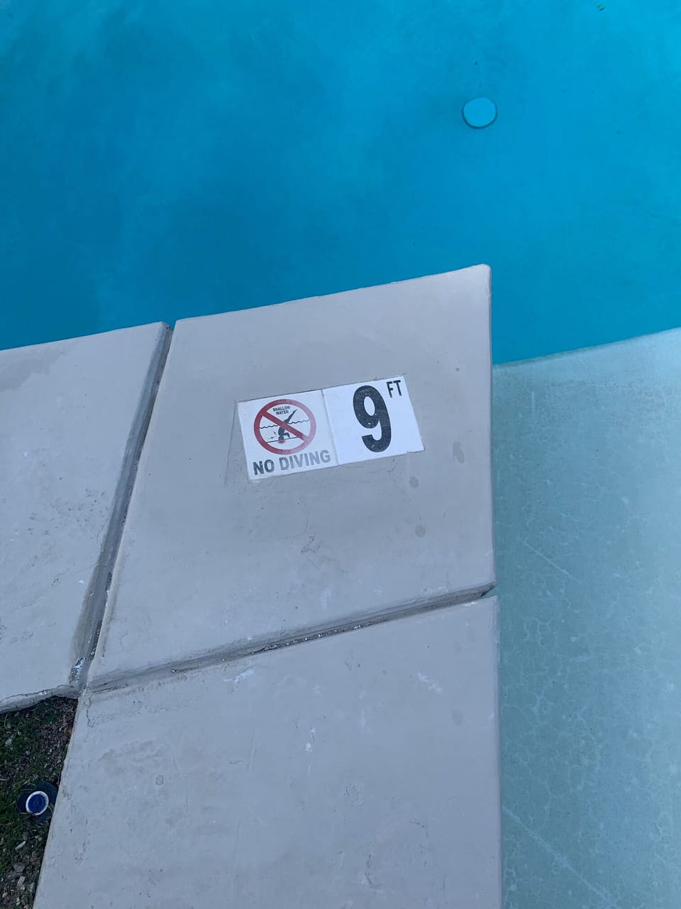 Pool depth 