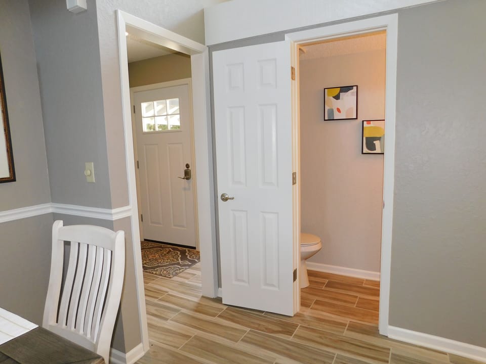 Half Bath off dining/ Entryway 