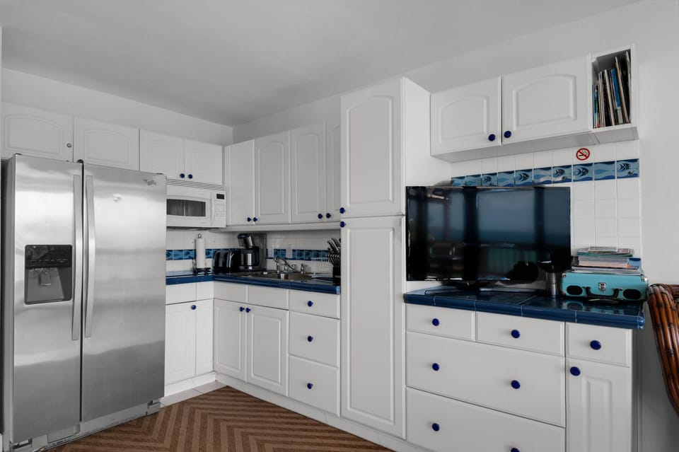 Fully stocked kitchen
