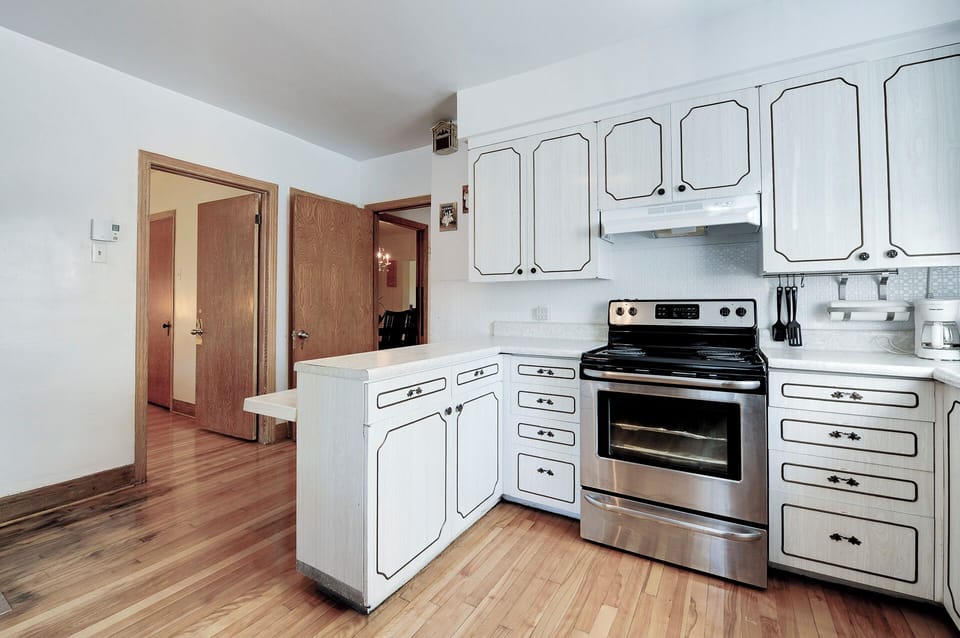 Kitchen area with its counter