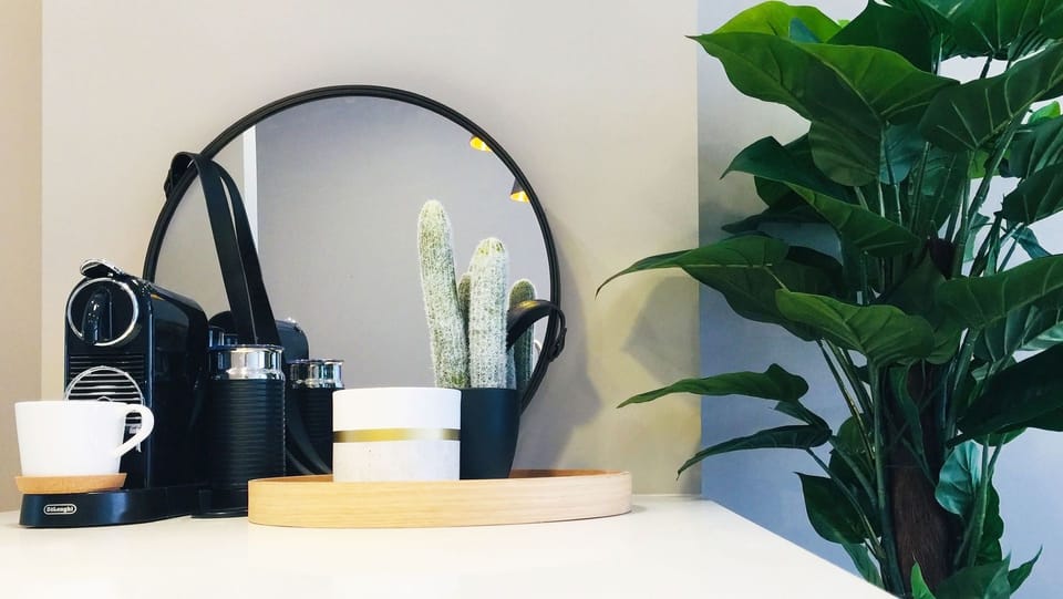 Mirror yet to be hung... watch this space... I love setting up new Airbnbs!! 