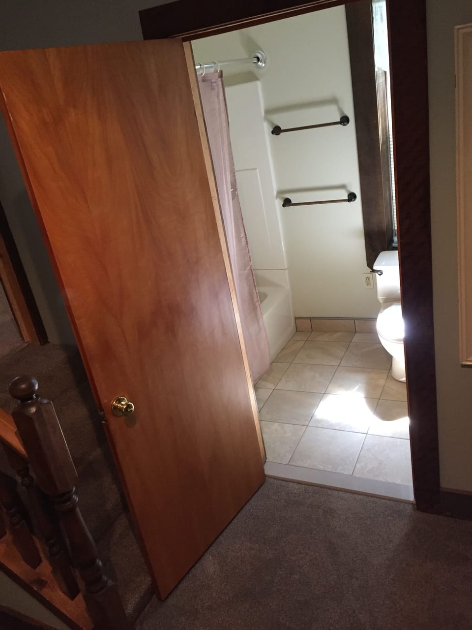 A place to hang towels