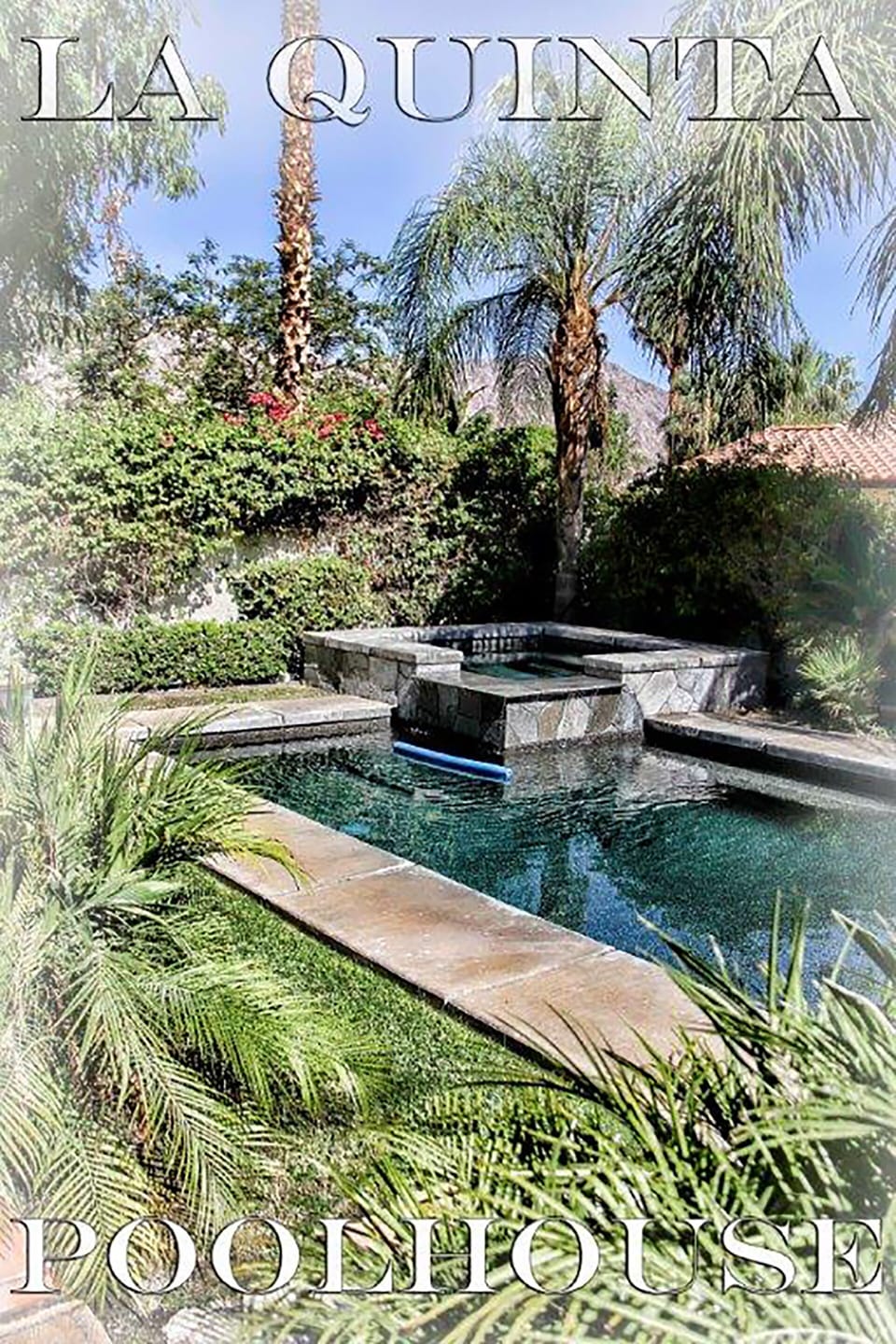 Post card of pool and spa