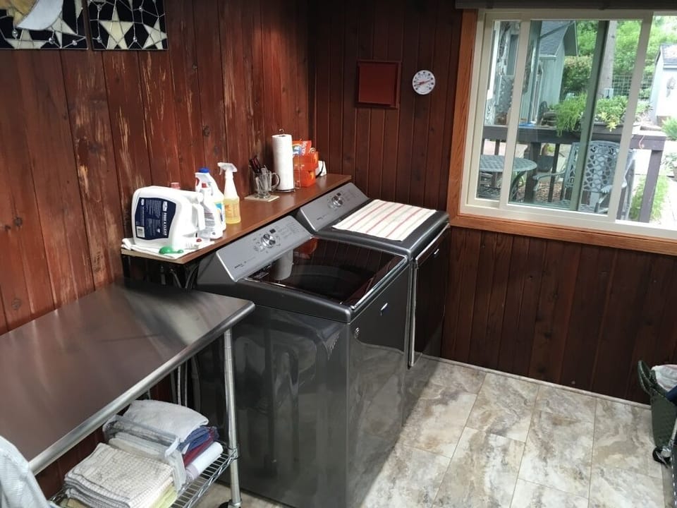 New appliances in Sun Room/Utility just off Master BR