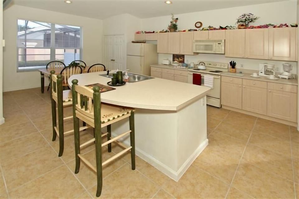 Island Table and High Chairs