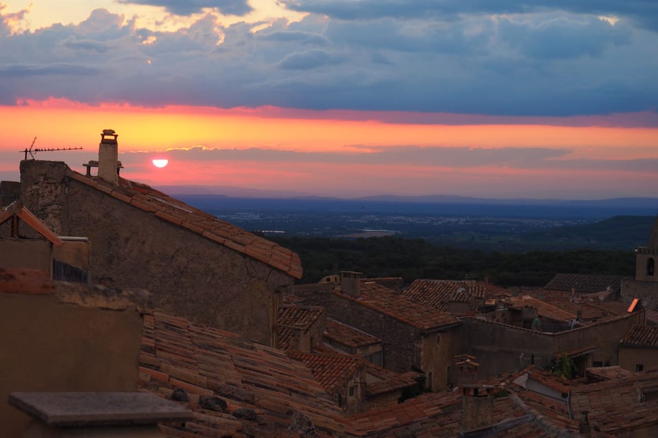 Sunset across Provence