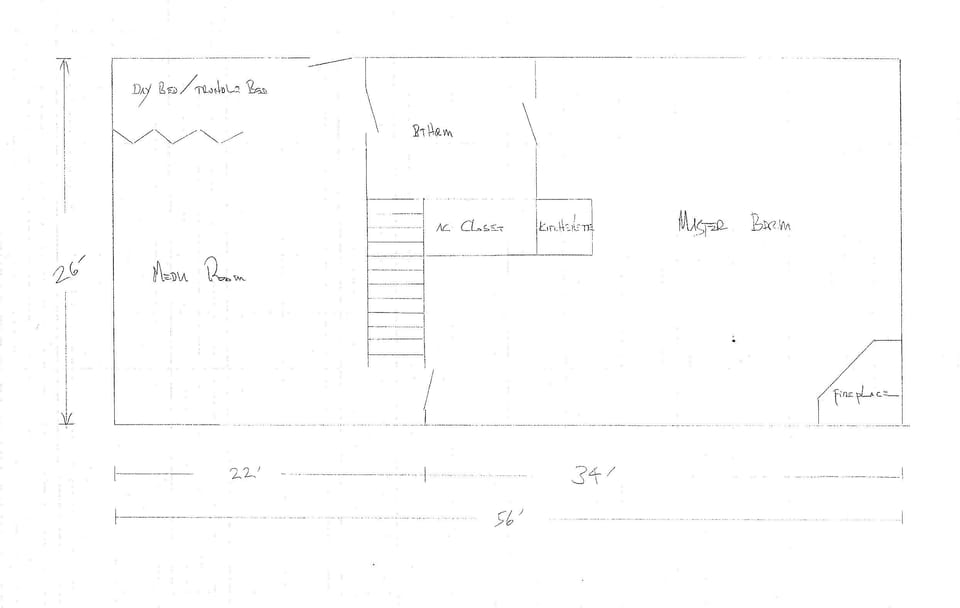 Floor Plan - lower level