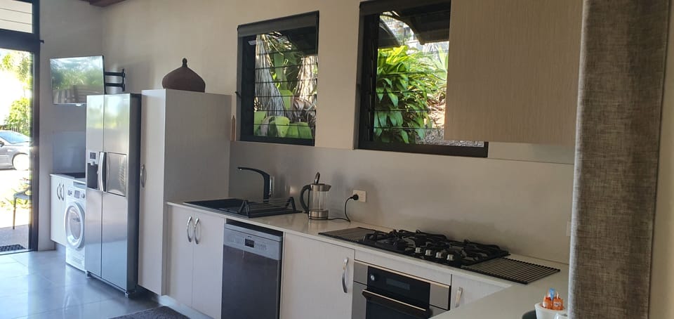 dishwasher, gas hot plate cooker, microwave