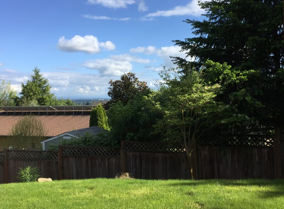 View from bedroom #2.