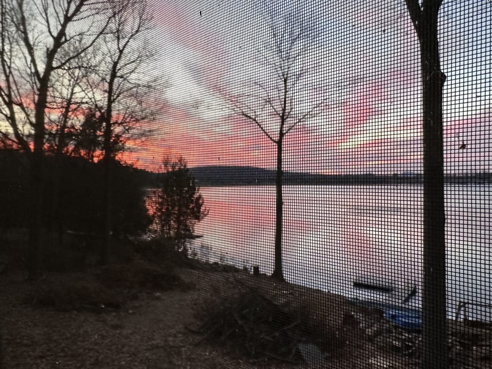 Breathtaking sunsets on Cedar Lake