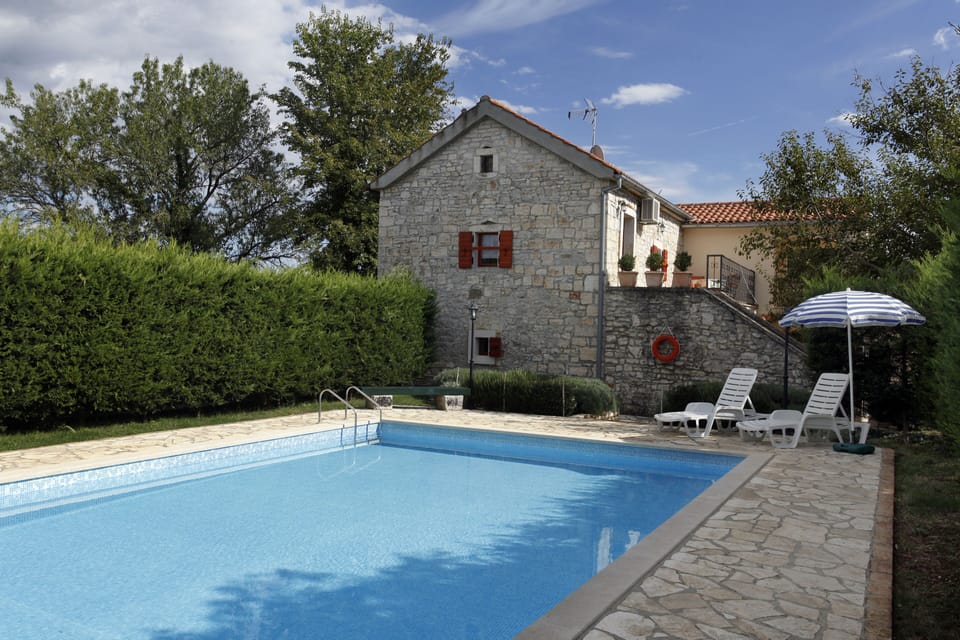 House and pool