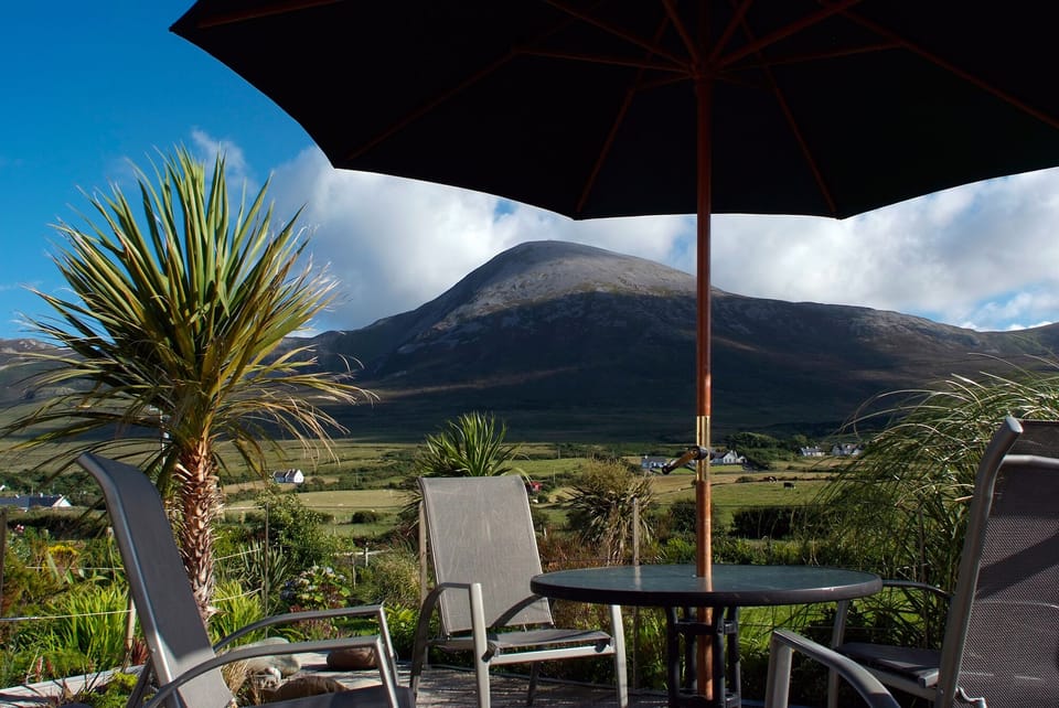 Spectacular Croagh Patrick view from sun deck