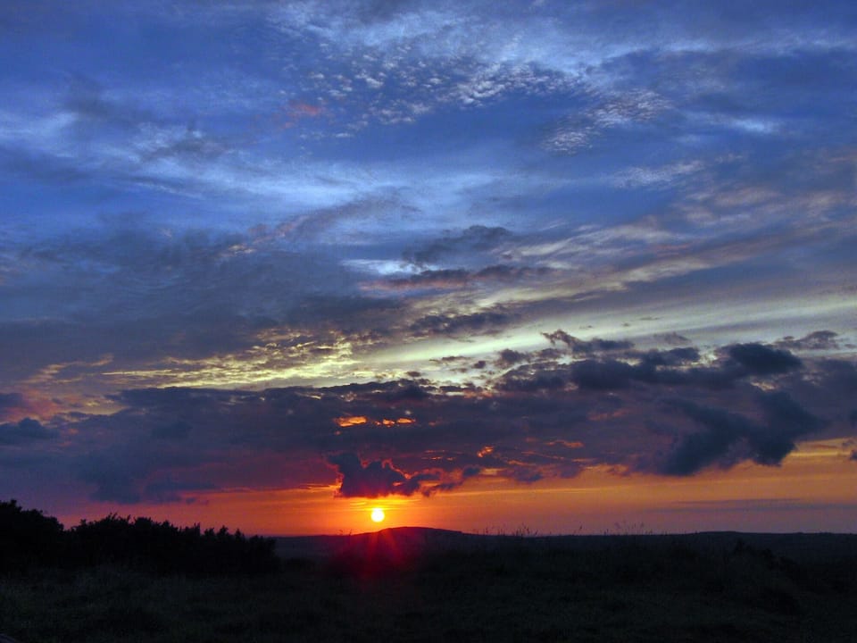Sunset over the Llyn